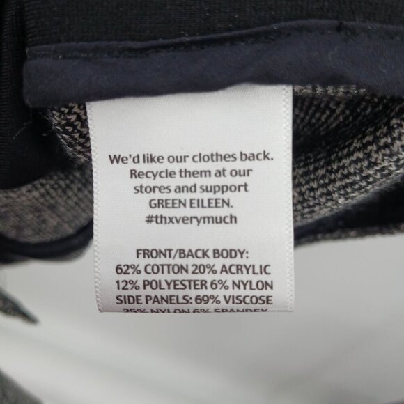 Eileen Fisher Tweed Jacket Dress Suit Set Medium Black Gray Officecore Business - Picture 15 of 16